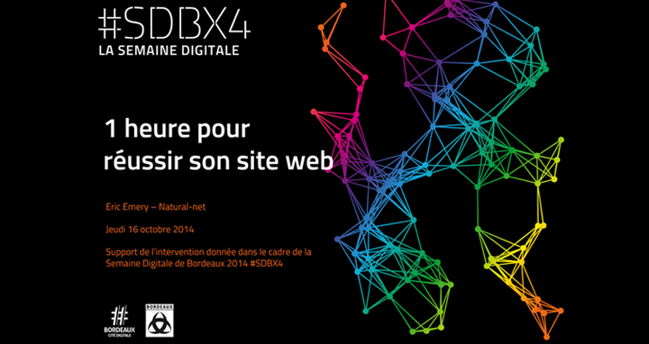 Conférence #SDBX4 1 heure pour réussir son site web c'est aujourd'hui 