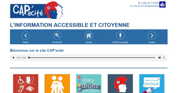 Capacite.net : un site accessible combinant FALC & RGAA