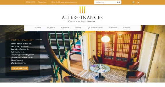 Mise en ligne du site Alter-Finances.com