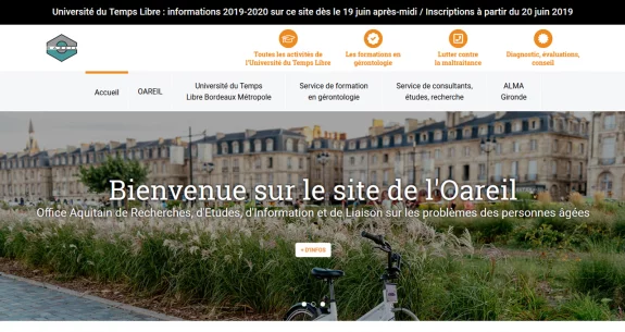 Refonte du site web de l'Oareil
