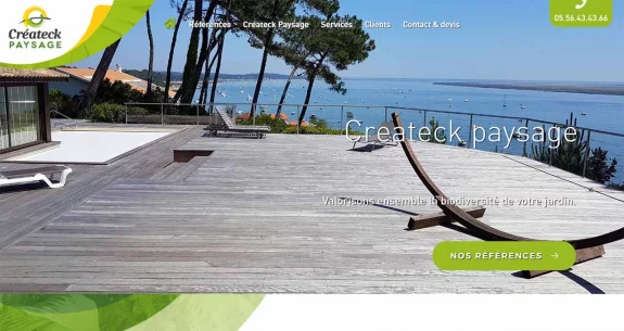 Refonte du site de Créateck Paysage