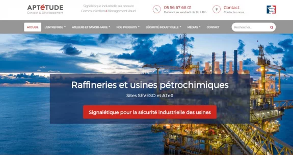 Refonte du site internet vitrine d'Aptetude