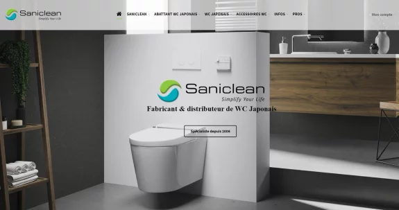 Ouverture commerciale de la boutique en ligne Saniclean