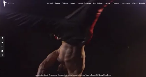 Refonte du site Internet de l'école de danse Studio A