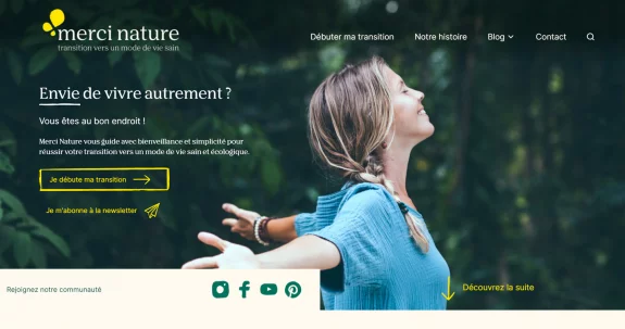 Merci Nature nous confie la ralisation de sa refonte de site 