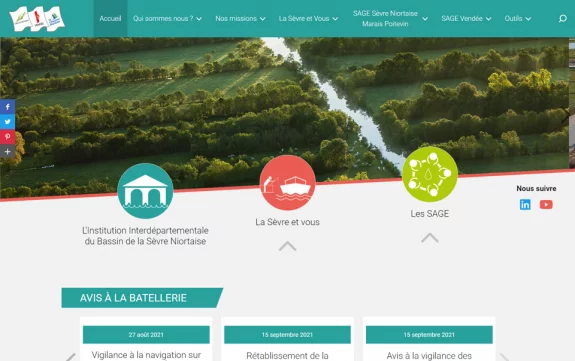 Refonte du site internet de la Svre Niortaise