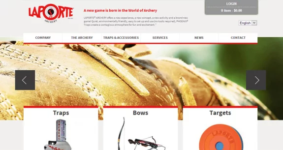 Ouverture de 2 nouveaux sites internet dédiés à l'archerie du groupe Laporte