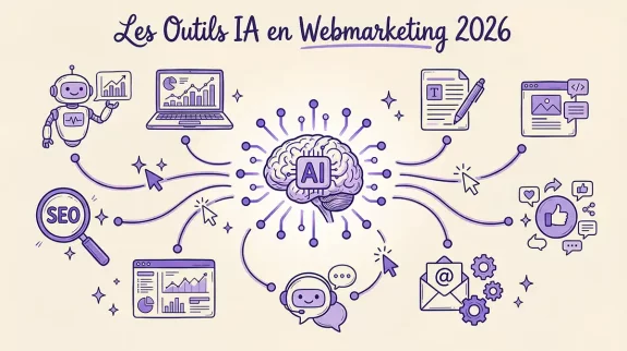Quels outils IA utiliser pour am�liorer votre strat�gie webmarketing en 2026 ?