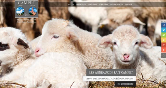 Un site web pour un célèbre commerçant du Marché des Capucins à Bordeaux