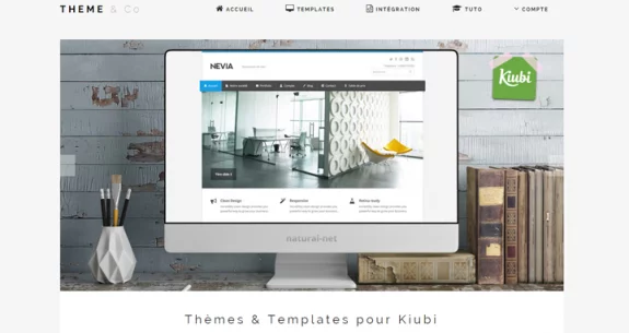 Natural net lance Theme&Co 1ère market place de thèmes pour Kiubi