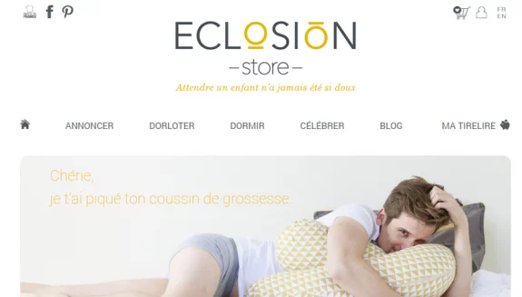 La naissance d'Eclosion Store, site internet d'e-commerce développé par Natural-net