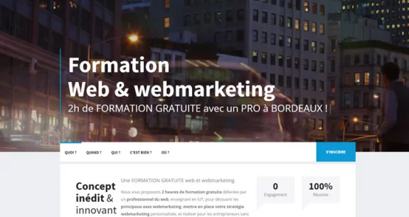 Une formation gratuite web et webmarketing de 2h gratuite !