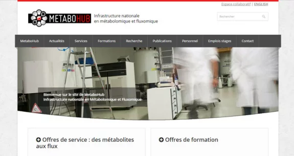 La plateforme de recherche Metabohub confie la refonte de son site à notre agence web