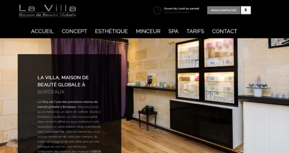 La maison de beauté La Villa fait confiance à Natural net