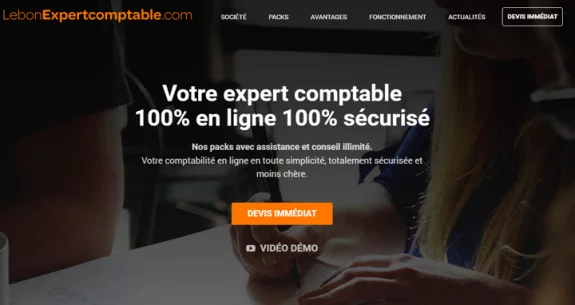 Refonte graphique et ergonomique du site Internet Lebonexpertcomptable