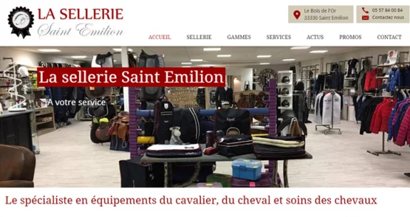 Ouverture du site Internet La Sellerie Saint Emilion