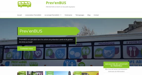 Conception et développement du site Internet Prev’enBUS