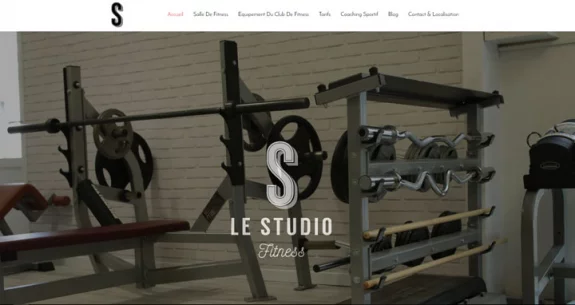 Un nouveau site Internet pour Le Studio Fitness