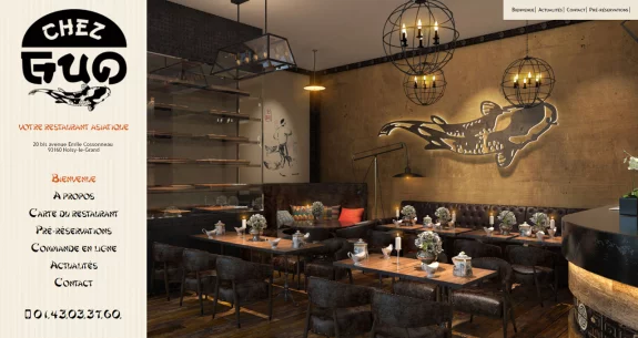 Un nouveau site pour le restaurant asiatique