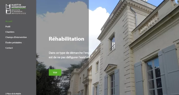 Mise en ligne du site Architecte-Mogendorf.com